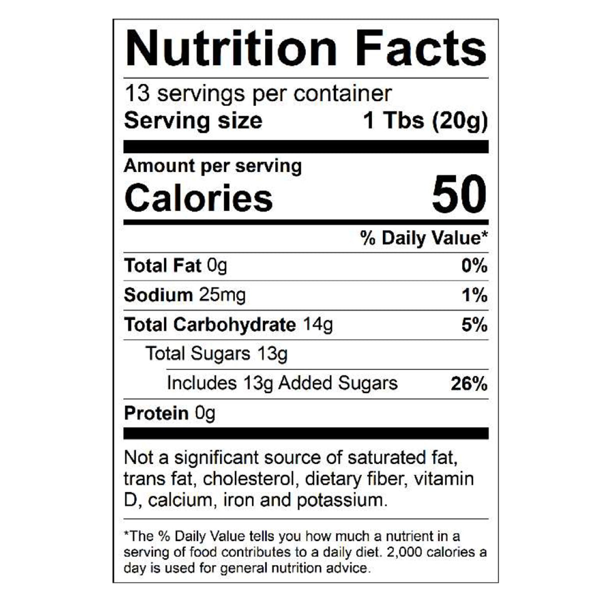 Nutrtional Facts