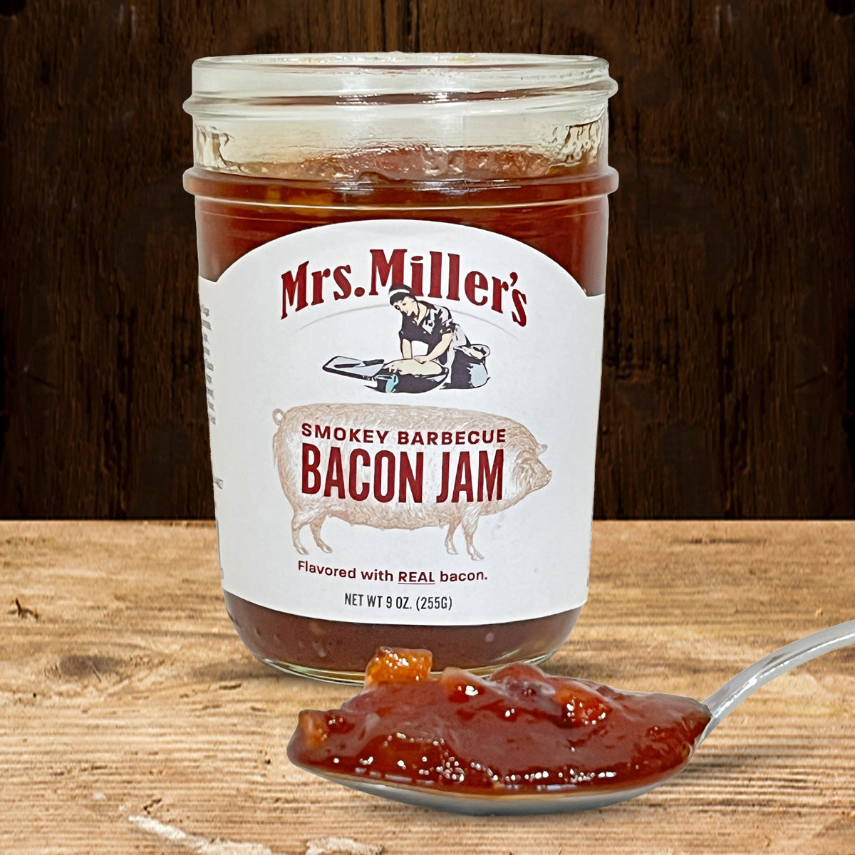 View of an open jar with a spoonful of product in front of it